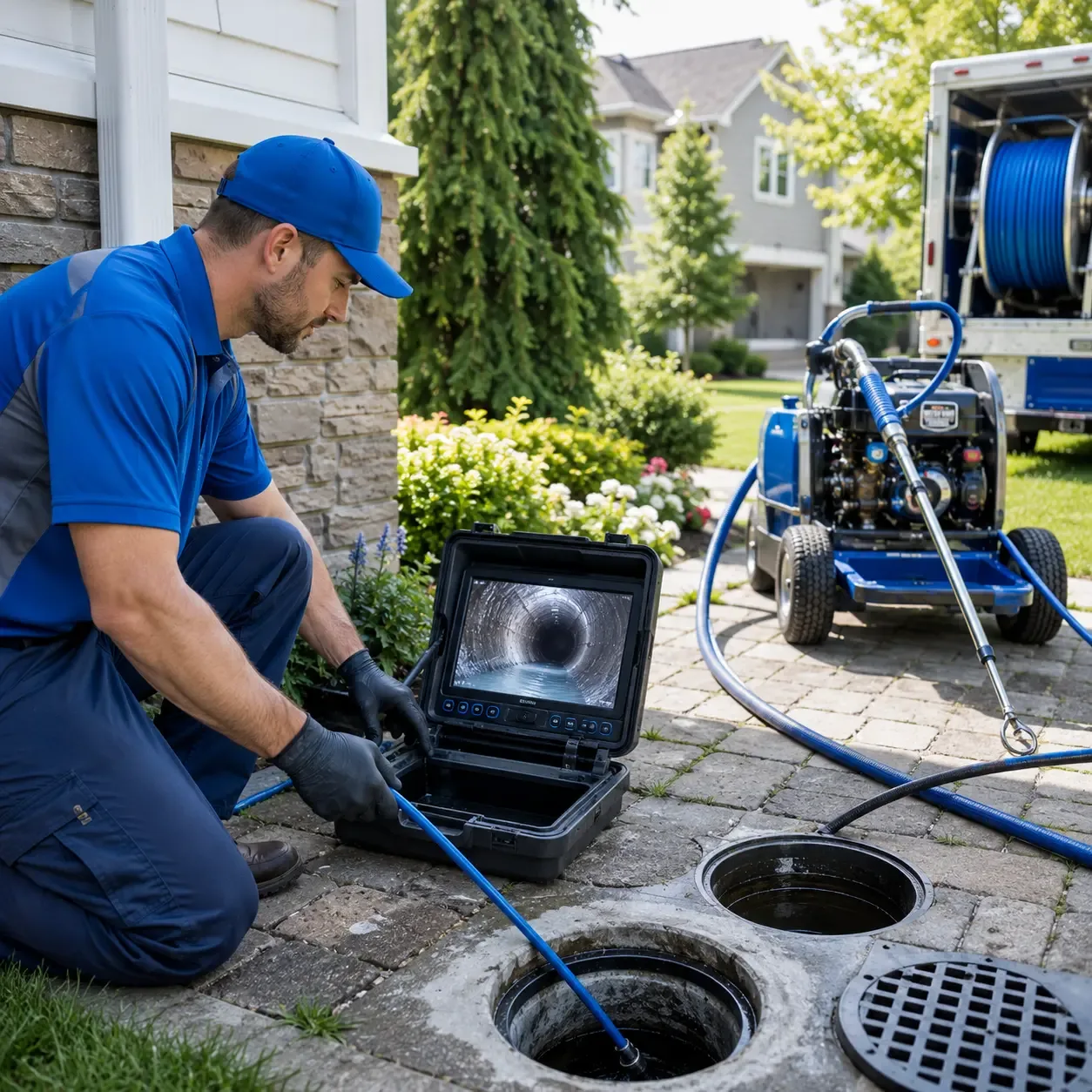 Outdoor drain cleaning professionals serving Gulf, NC
